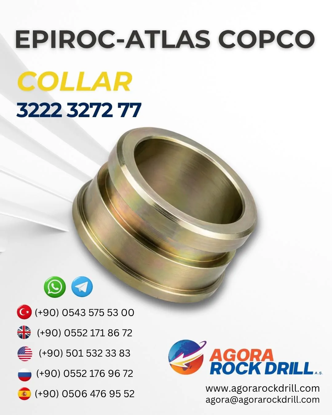 Epiroc - Atlas Copco - Collar - 3222 3272 77 - 3222327277 - 3222-3272-77