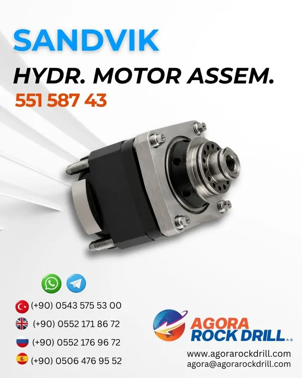 Sandvik - Hydraulic Engine Assembly - 551 587 43 - 55158743