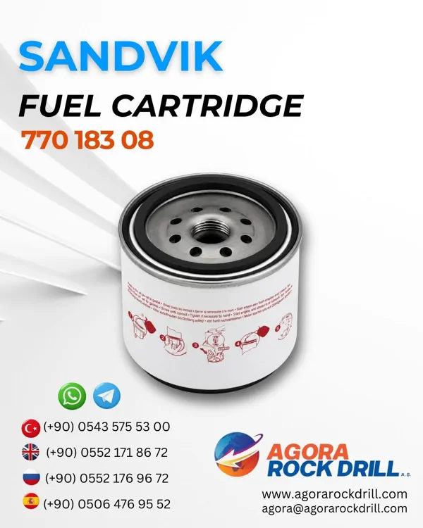 Sandvik - Fuel Cartridge - 770 183 08 - 77018308
