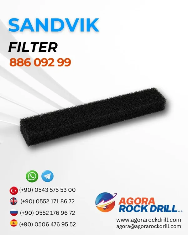 Sandvik - Filter - 886 092 99 - 88609299