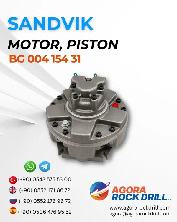 Sandvik - Engine, Piston - BG 004 154 31 - BG00415431