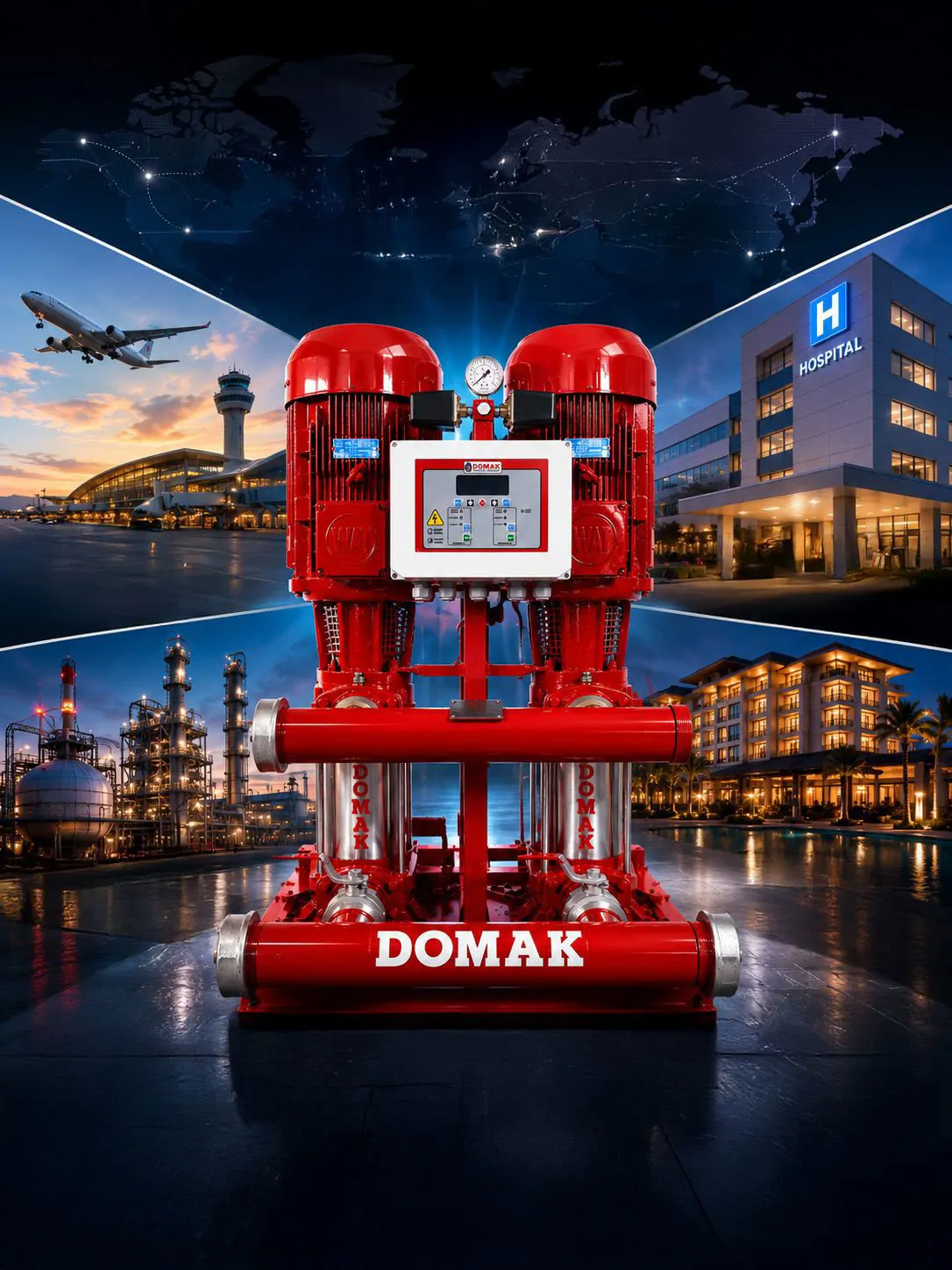 DOMAK SU VE YANGIN HİDROFORLARI