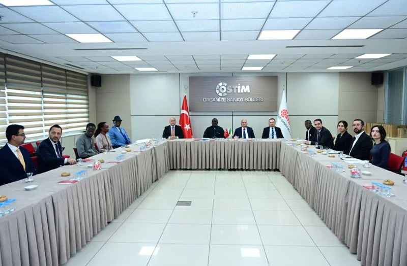 KOBİ’lerini Türkiye’nin Tecrübesiyle Geliştirmek İsteyen Senegal’den OSTİM’e Ziyaret 