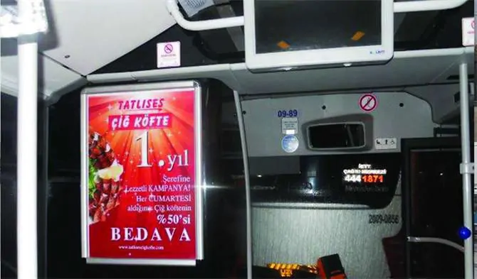 Otobüs İçi Pano