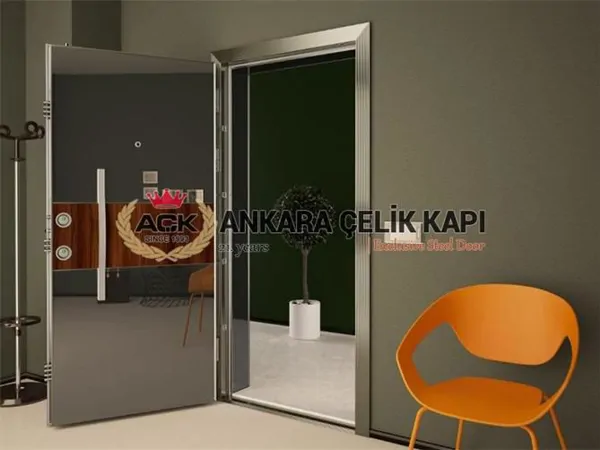 Optima Glass Steel Door