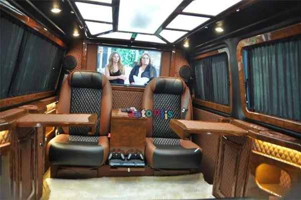 Transporter Tile Leather VIP Interior Design