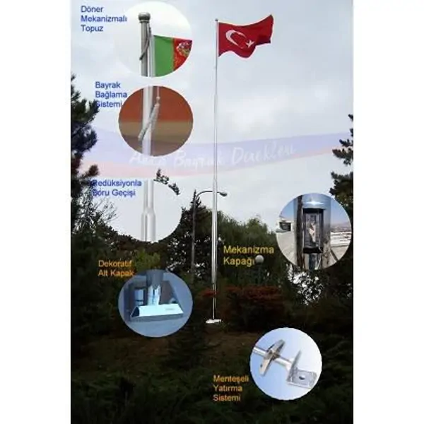 Stainless Steel Flagpole