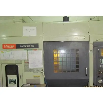 Model: MAZAK VARIAXIS 200 CNC Vertical Machining