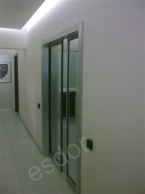 In-wall sliding door