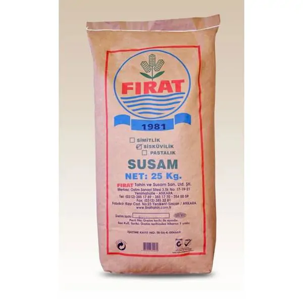 25 kg. Sesame seeds for biscuits.