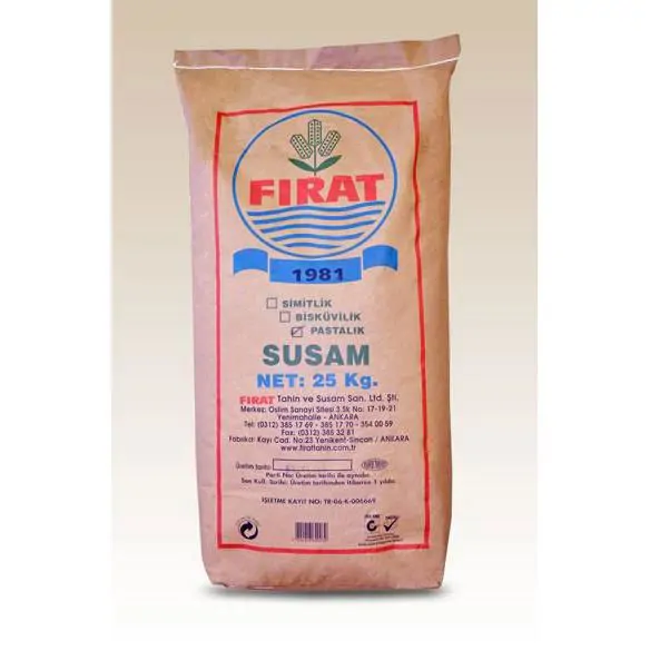 25 kg. Kavrulmuş Pastalık Susam