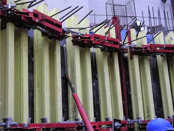 Circular Formwork with Wooden Beams