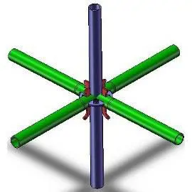 Cam-shaped - Flanged Scaffolding