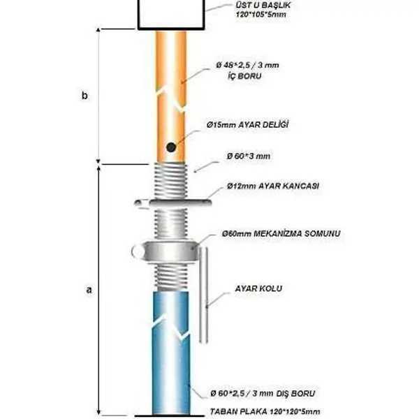 Telescopic pole