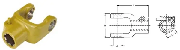 Drive Shafts Components Yokes