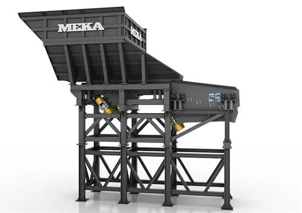 Vibrating Feeders with Grid Screen