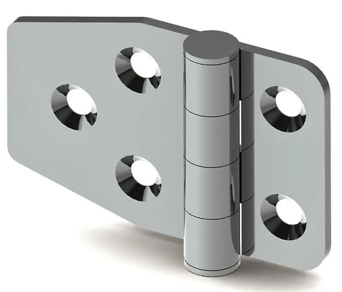 Stainless Steel Leaf Hinge 57x38x2 mm