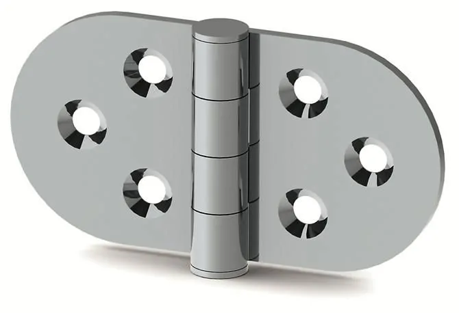 Stainless Steel Leaf Hinge 72x38x2 mm