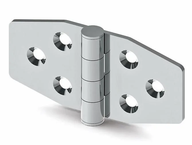 Stainless Steel Leaf Hinge 76x38x2 mm