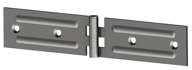 Sheet Metal Hinge 245x46x2.8mm