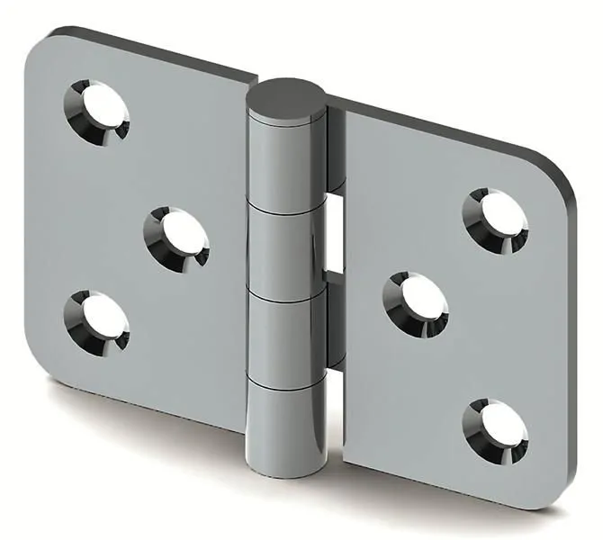 Sheet Metal Hinge 75x50x2.5mm