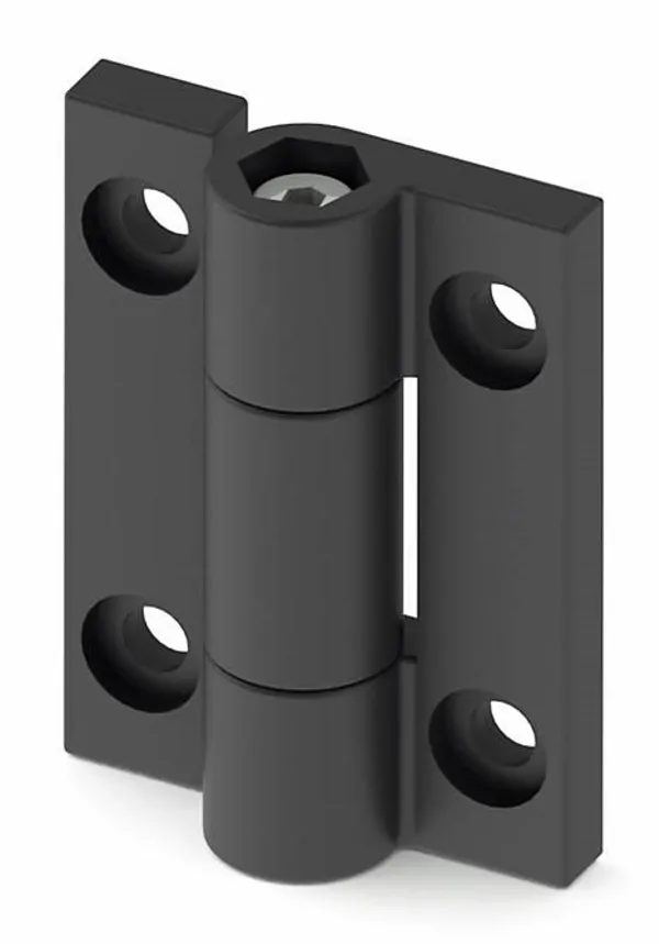 Torque-adjustable hinge 56x72x6 mm