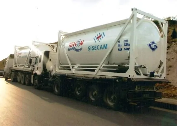 Container Silo Truck