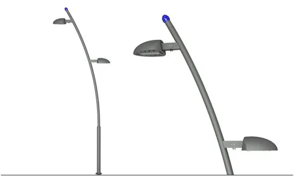 Petra Pole Mount Lighting Fixture