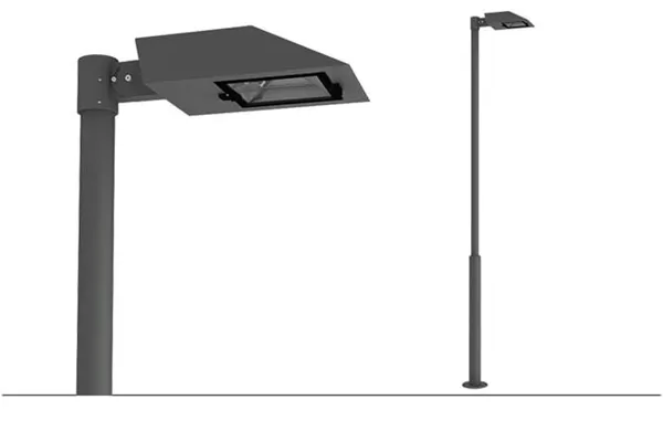 Regor Pole Mount Lighting Fixture
