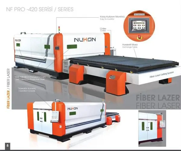 NF PRO 420 Series Fiber Laser Machine