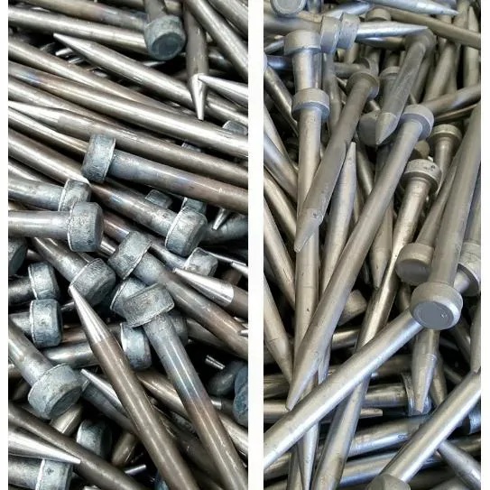 Galvanized Tent Peg - Black Tent Peg