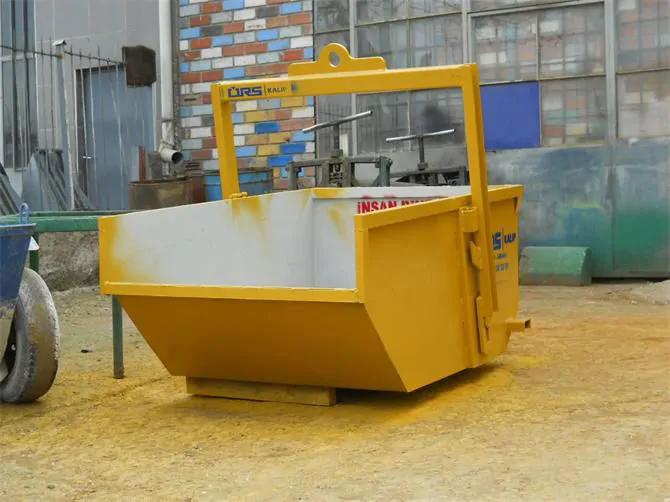 Tower Crane Sand - Gravel - Waste - Transport Bucket