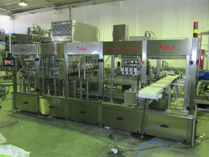 LINEAR SYSTEM 10-UNIT 75MM FILLING AND PACKAGING MACHINE