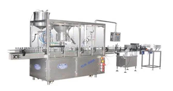 RCS200 Type Conveyor System 2-Flowmeter Filling and Packaging Machine