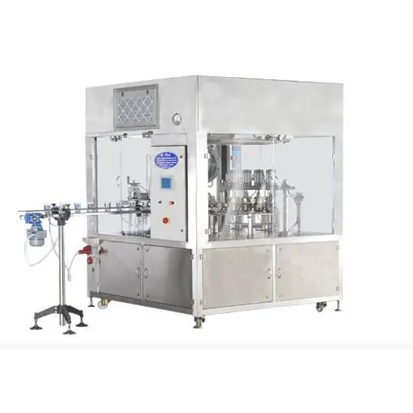 RS475 Type Rotary System 4-Way 75ml Filling and Packaging Machine