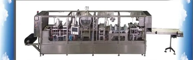 THERMOFORM CUP WATER FILLING AND PACKAGING MACHINE
