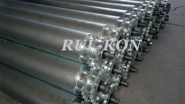 Chain-driven roller
