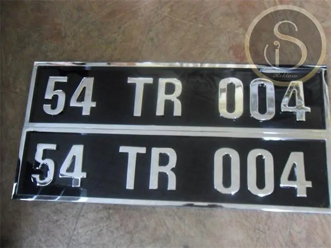 Municipality License Plate