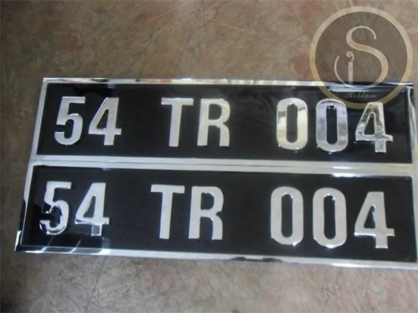 Municipality License Plate
