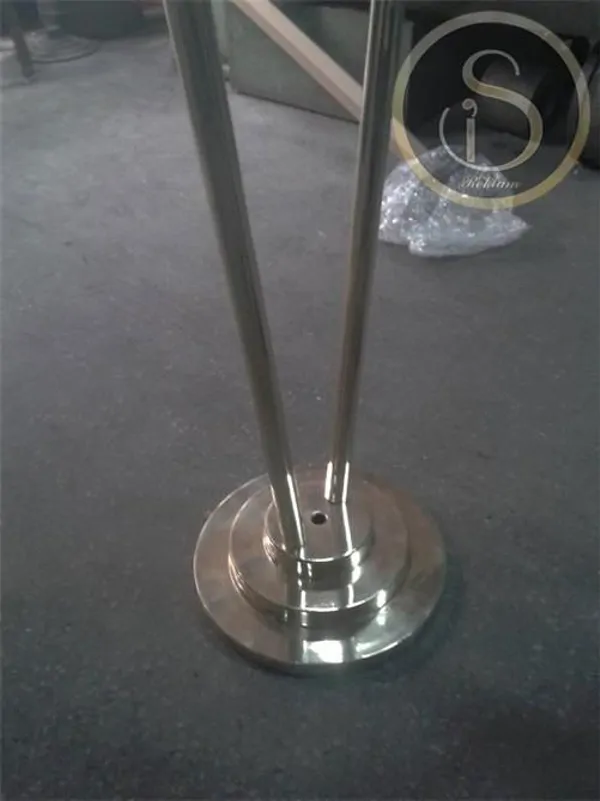 Double Brass Station Post