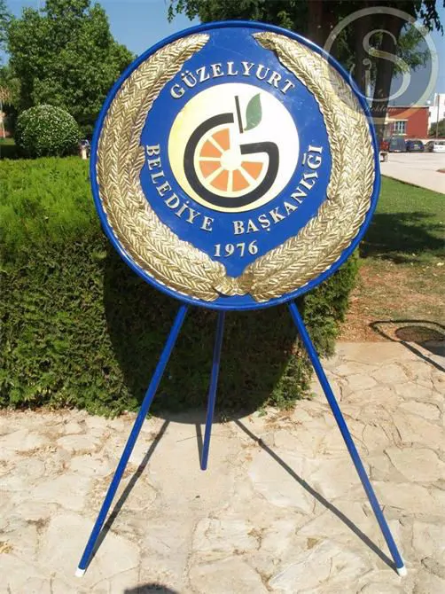 Metal Wreath 90 cm