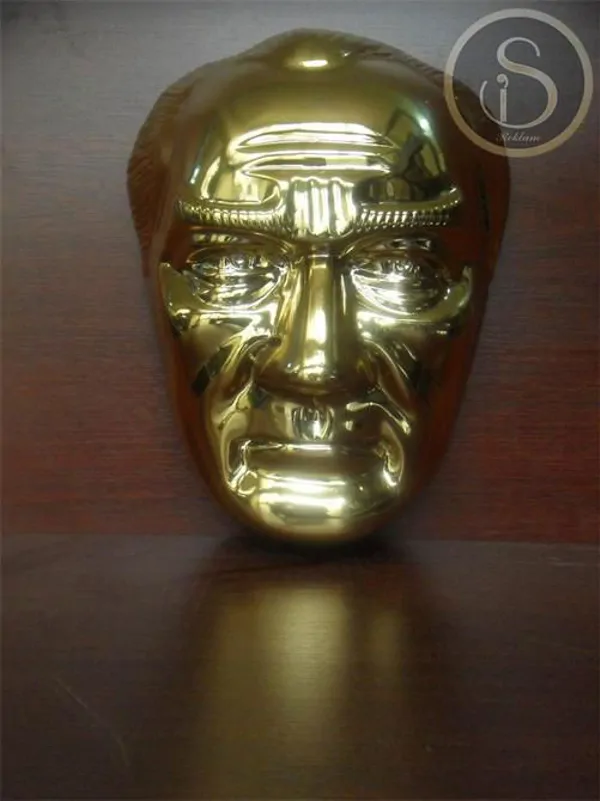 Brass Atatürk Mask
