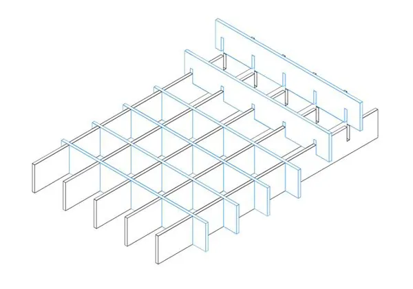 Fully Interlocking Standard Grille