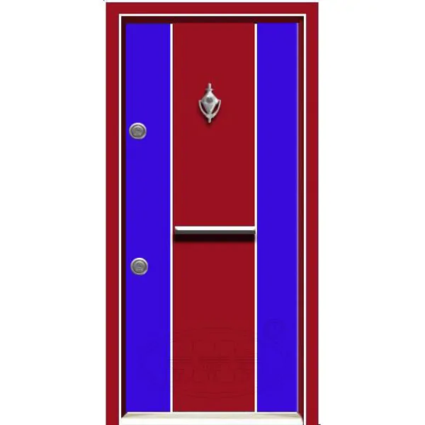 Fan-themed Designed Steel Door