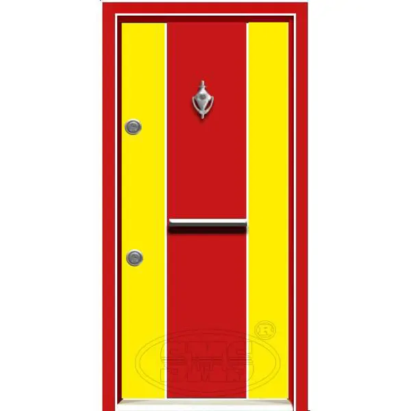 Fan-themed Designed Steel Door