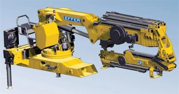 Effer Folding Boom Crane