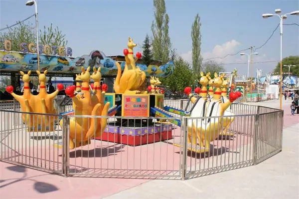 Kangaroo Ride at the Amusement Park