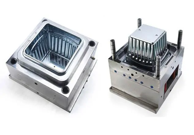 Plastic, metal, mold