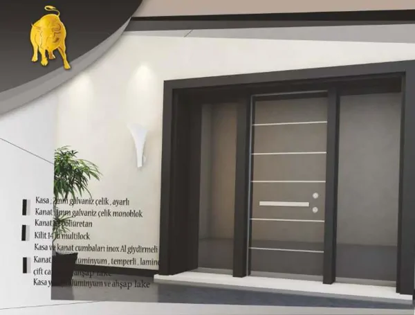 Galvanized, Adjustable Steel Door