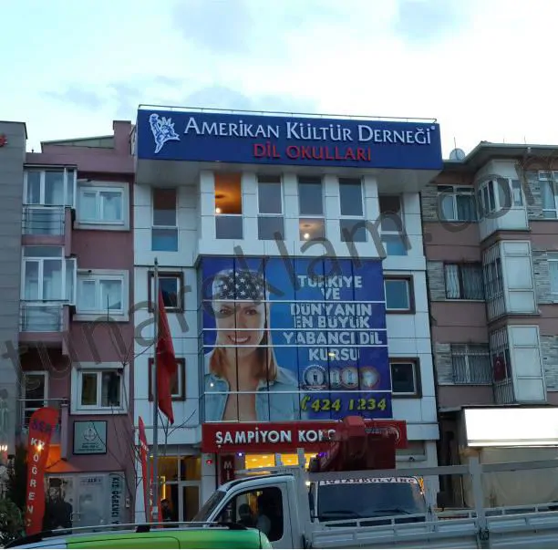 AMERICAN CULTURE FACADE CLADDING AND SIGNAGE WORKS, BAHÇELİEVLER, ANKARA